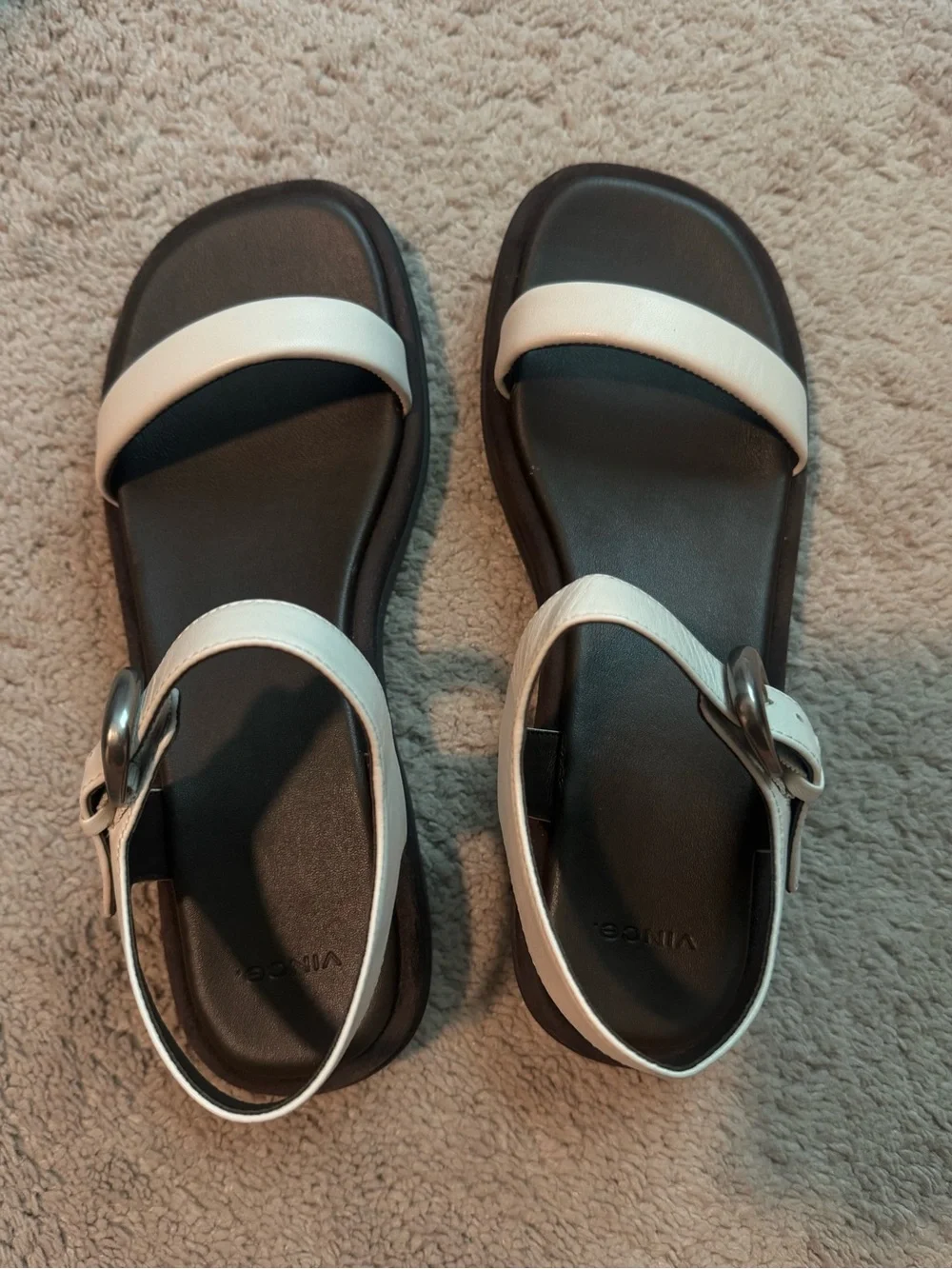 Vince Eloise leather easy comfort sandals
